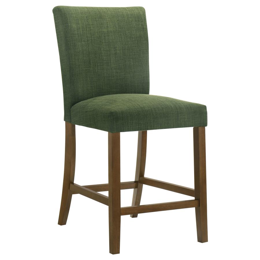 Paxton 5-piece Round Glass Top Counter Height Dining Set Green view 8