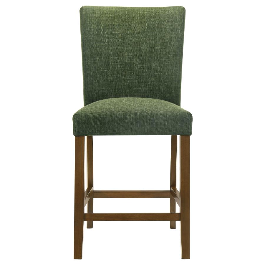 Paxton 5-piece Round Glass Top Counter Height Dining Set Green view 9