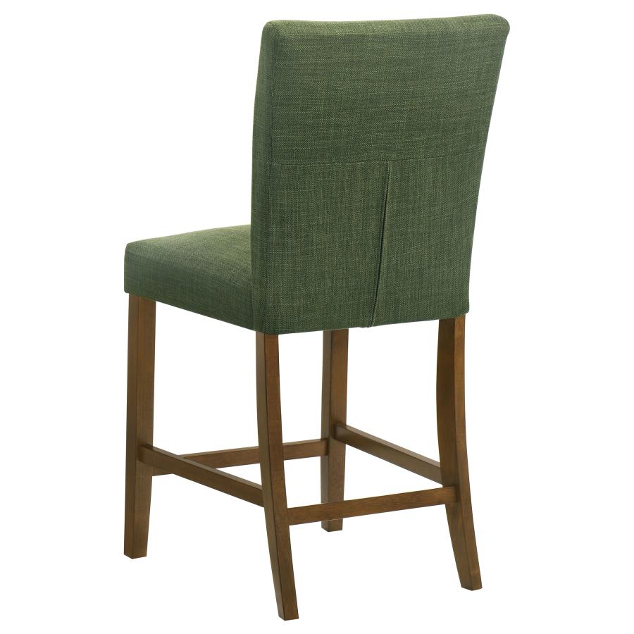 Paxton 5-piece Round Glass Top Counter Height Dining Set Green view 10
