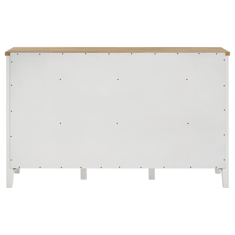 Hollis 2-door Dining Sideboard Buffet Storage Cabinet White view 8