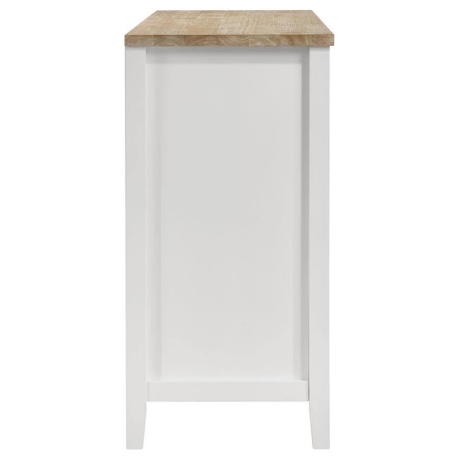 Hollis 2-door Dining Sideboard Buffet Storage Cabinet White view 10