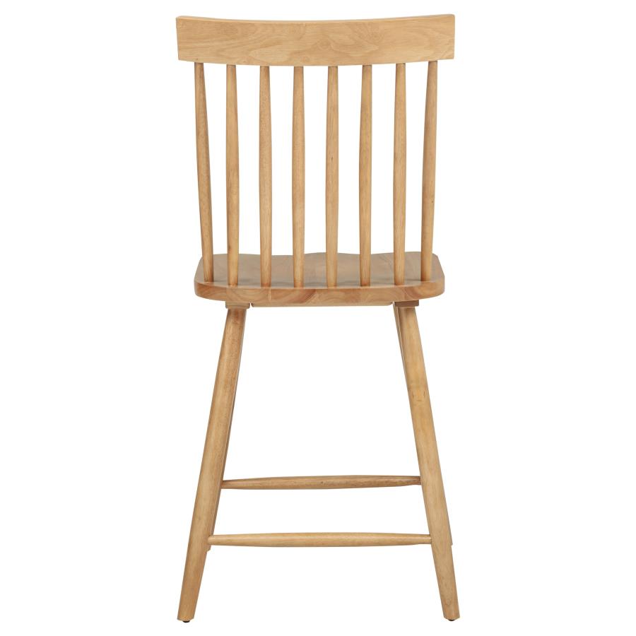 Andrews Windsor Counter Height Dining Side Chair Light Ash (Set of 2) view 8