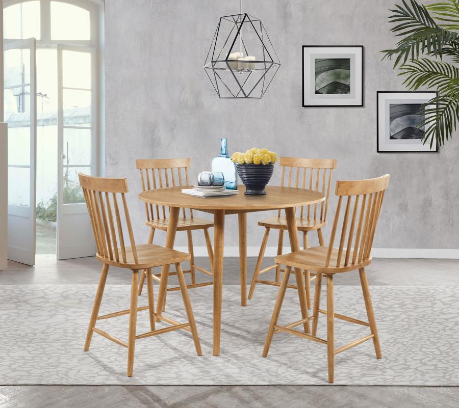Andrews Windsor Counter Height Dining Side Chair Light Ash (Set of 2) view 13