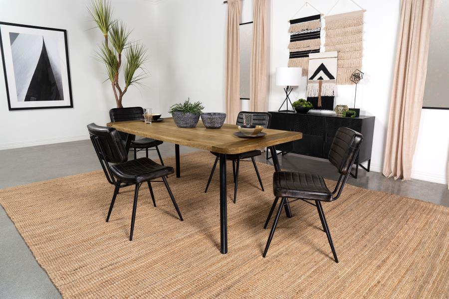 Maverick 70-inch Solid Wood Dining Table Natural Mango view 10