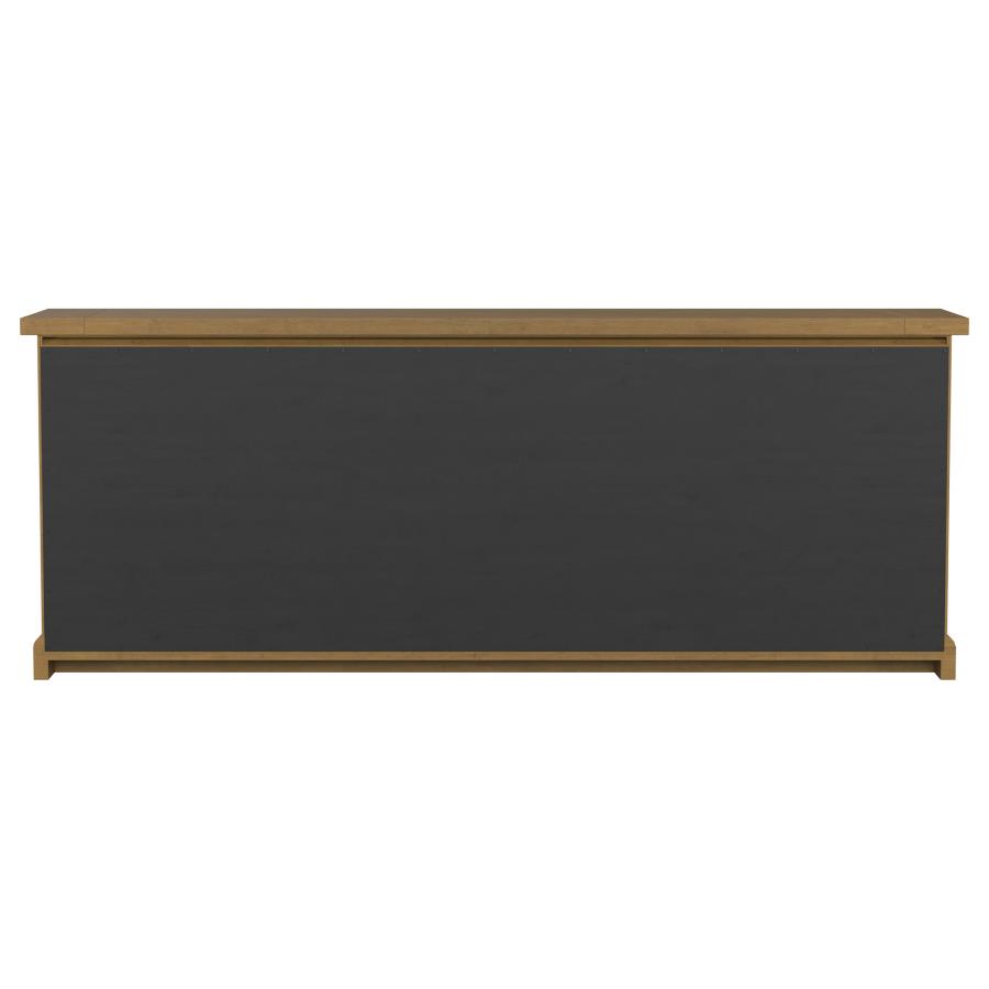 Florence 4-door Dining Sideboard Buffet Cabinet Rustic Honey view 8