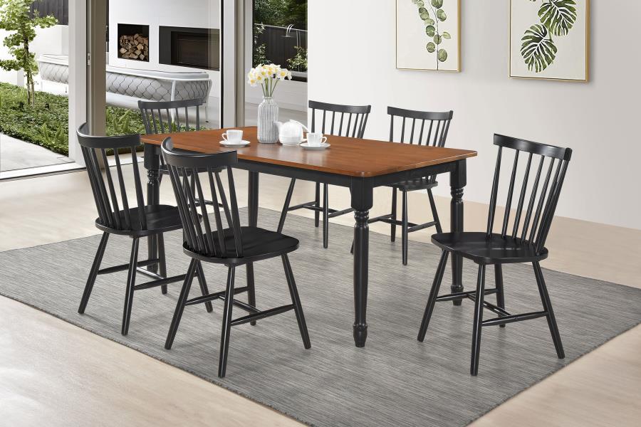 Hollyoak Rectangular 63-inch Wood Dining Table Walnut view 9