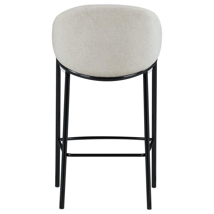 Chadwick Fabric Upholstered Bar Chair Beige (Set of 2) view 8