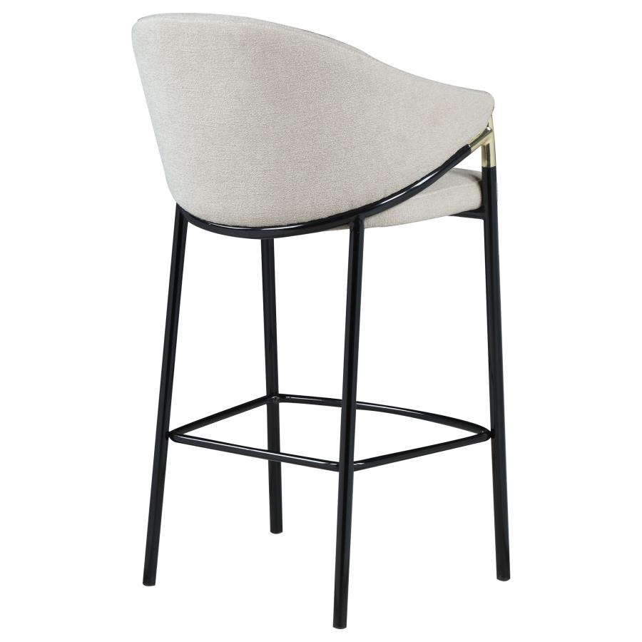 Chadwick Fabric Upholstered Bar Chair Beige (Set of 2) view 9