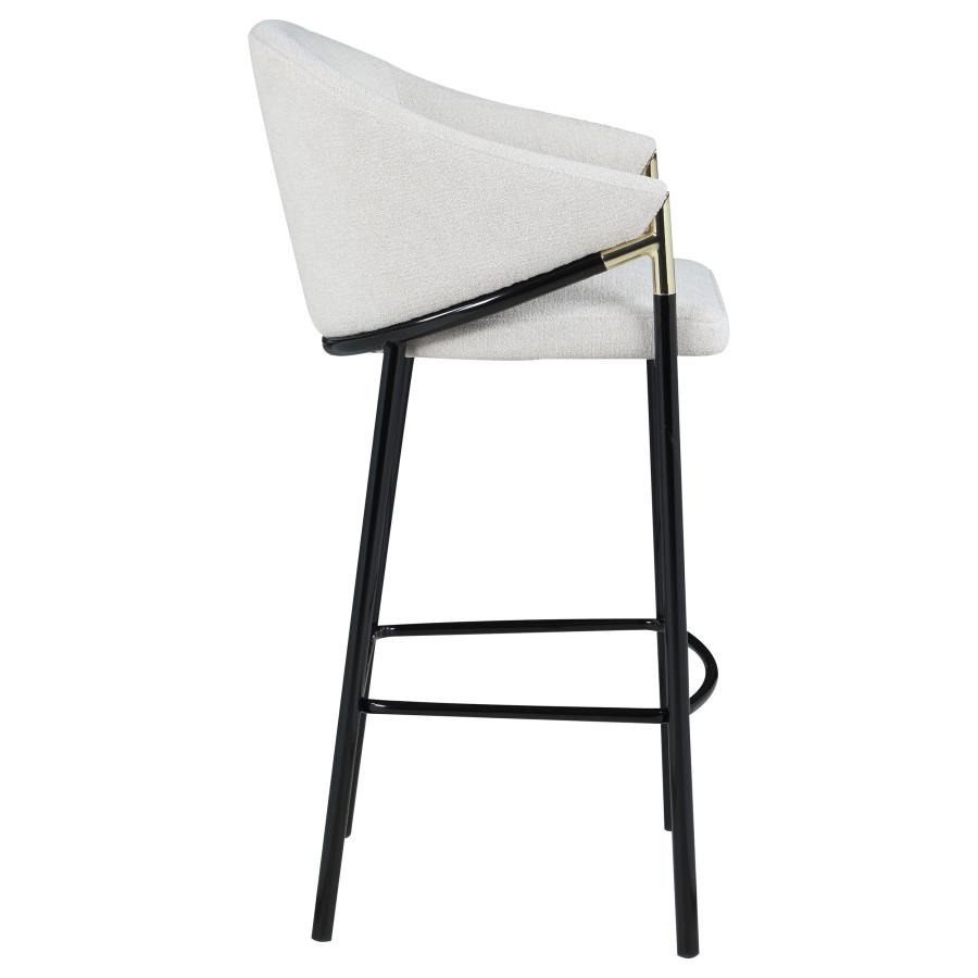 Chadwick Fabric Upholstered Bar Chair Beige (Set of 2) view 10