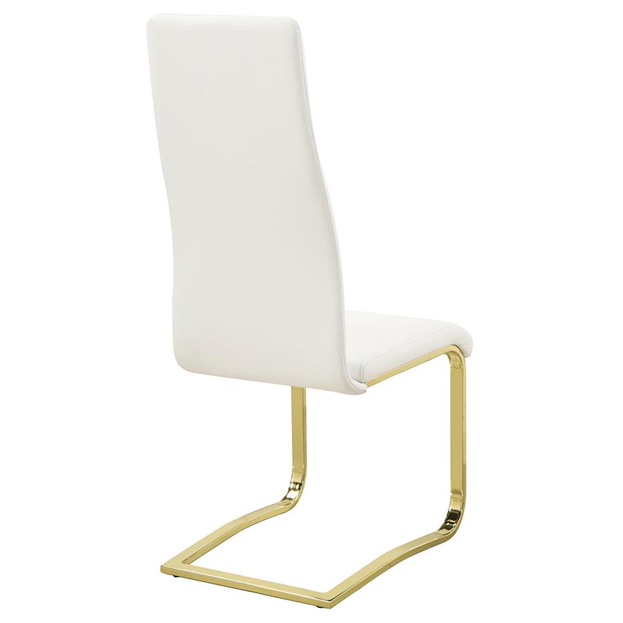 Montclair Upholstered Dining Side Chair White (Set of 4) view 9