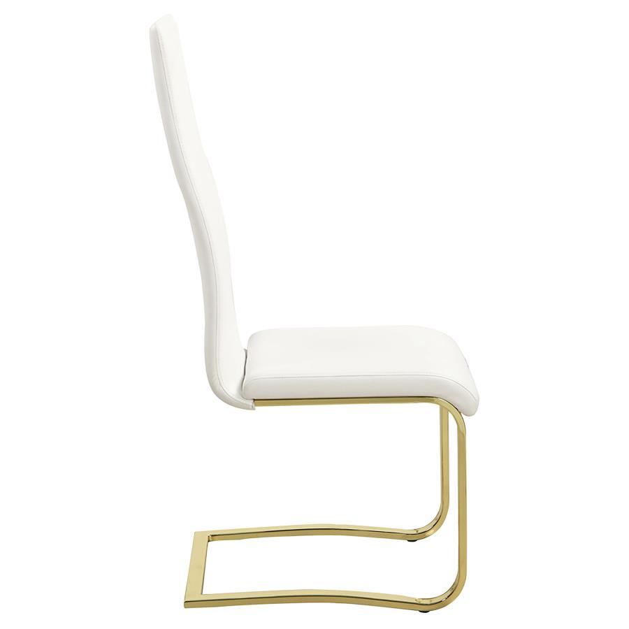 Montclair Upholstered Dining Side Chair White (Set of 4) view 10