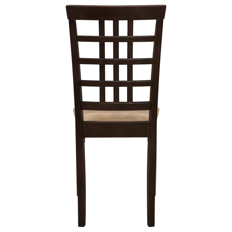 Kelso 3-piece Drop Leaf Dining Table Set Cappuccino and Tan view 10
