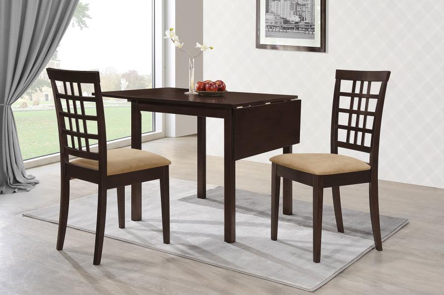 Kelso Lattice Back Dining Side Chair Cappuccino (Set of 2) view 15