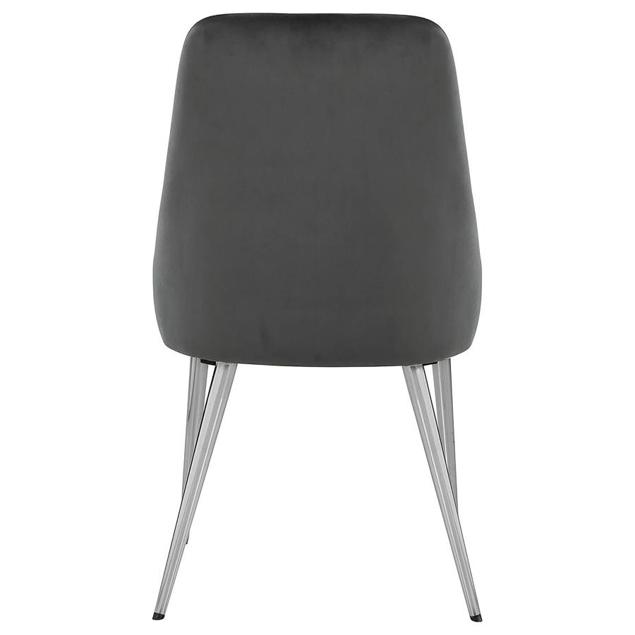 Cabianca Upholstered Dining Side Chair Grey (Set of 2) view 8