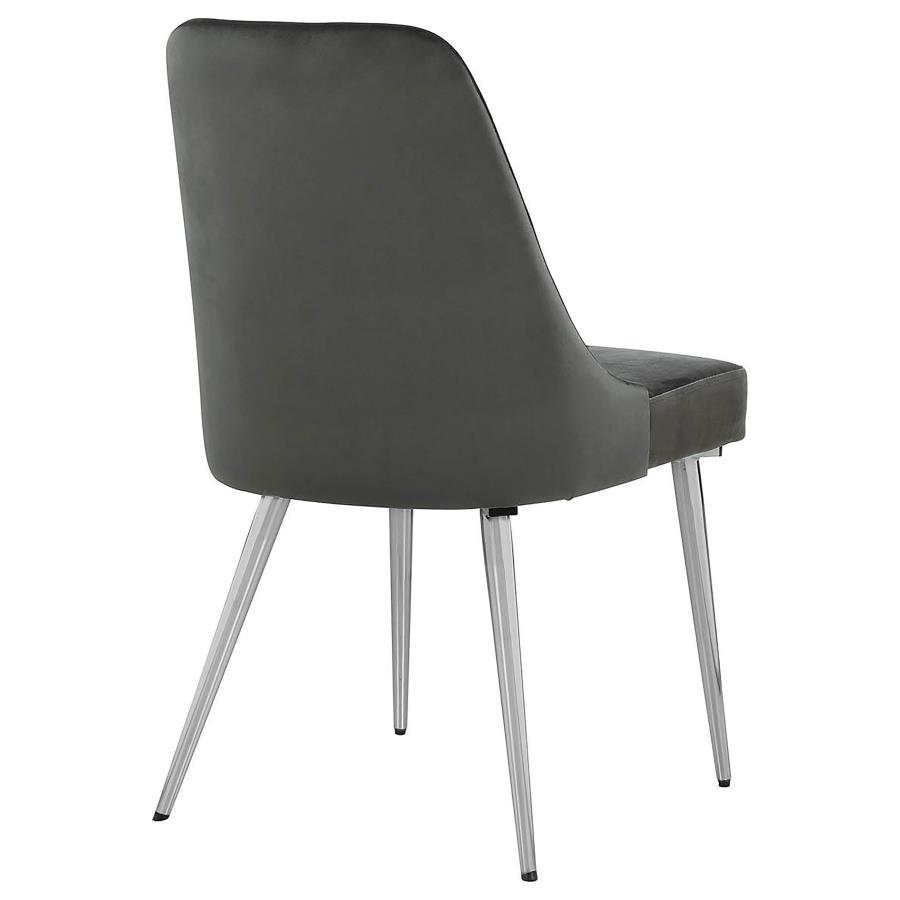 Cabianca Upholstered Dining Side Chair Grey (Set of 2) view 9