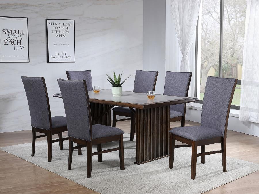 Sherwood 72-inch Rectangular Dining Table Brown view 8