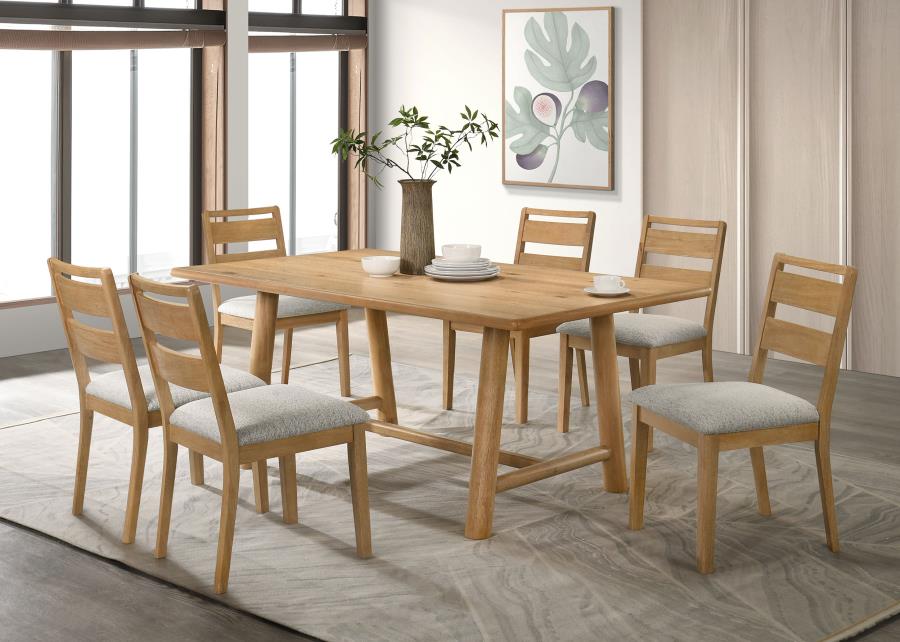 Duncan 71-inch Rectangular Wood Dining Room Table Washed Oak view 10