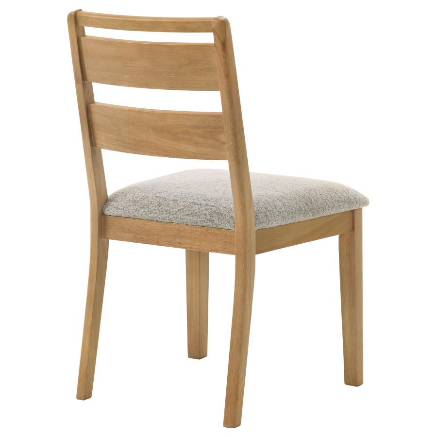 Duncan Ladder Back Dining Side Chair Washed Oak (Set of 2) view 8