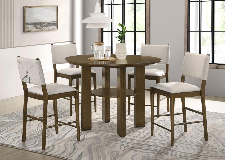 Ottowa Upholstered Counter Side Chair Brown (Set of 2) view 15