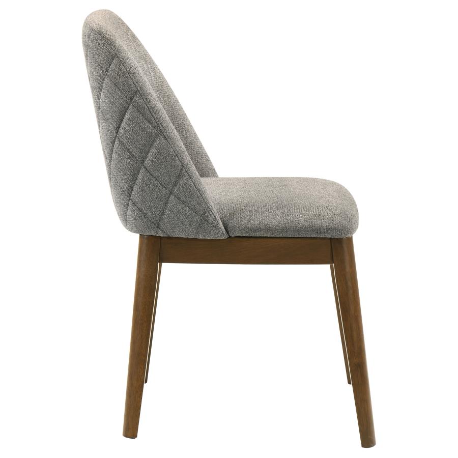 Franklin Upholstered Dining Side Chair Grey (Set of 2) view 9