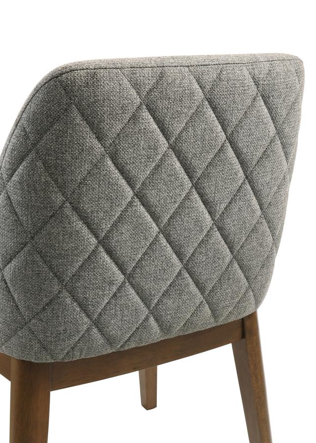 Franklin Upholstered Dining Side Chair Grey (Set of 2) view 10