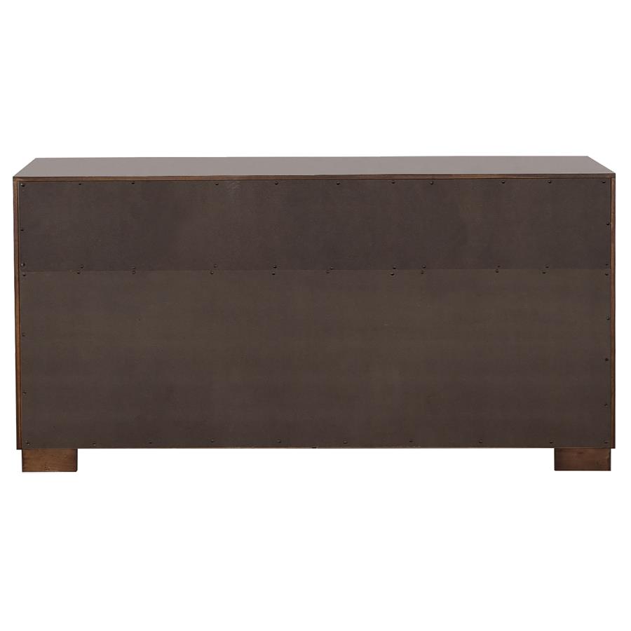 Jessica 5-piece Eastern King LED Bedroom Set Cappuccino view 11