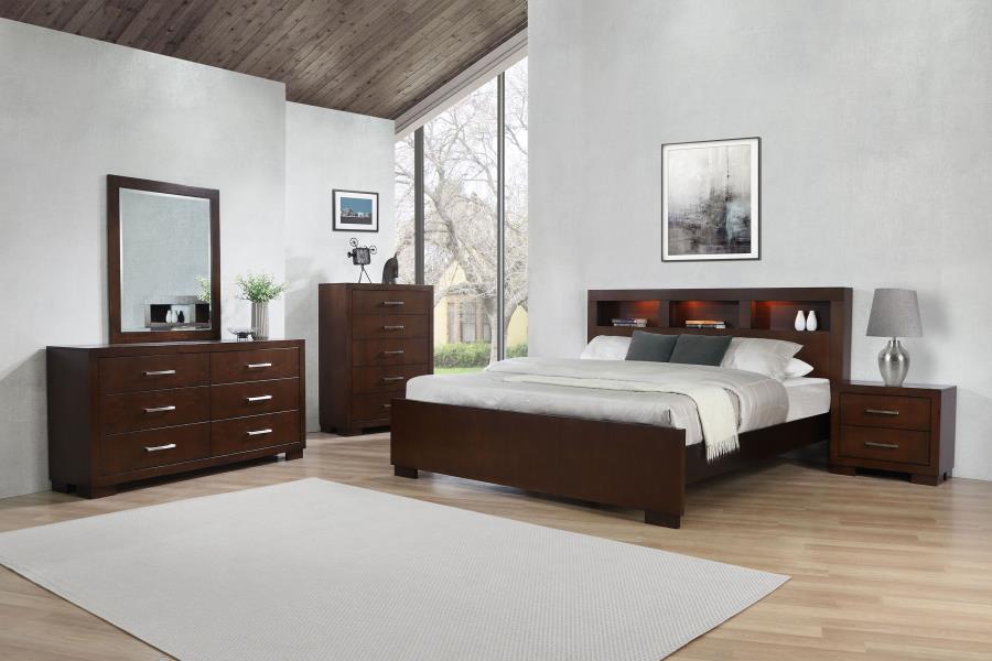 Jessica 6-drawer Dresser Cappuccino view 9
