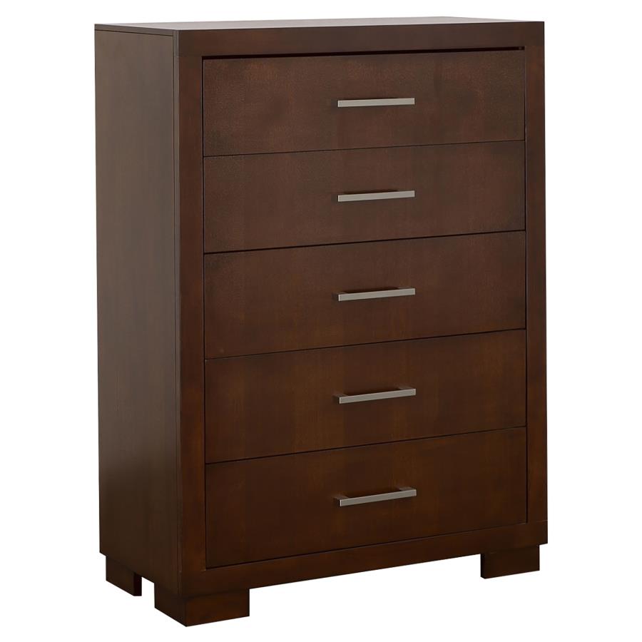 Jessica 5-piece Queen Bedroom Set Cappuccino view 11
