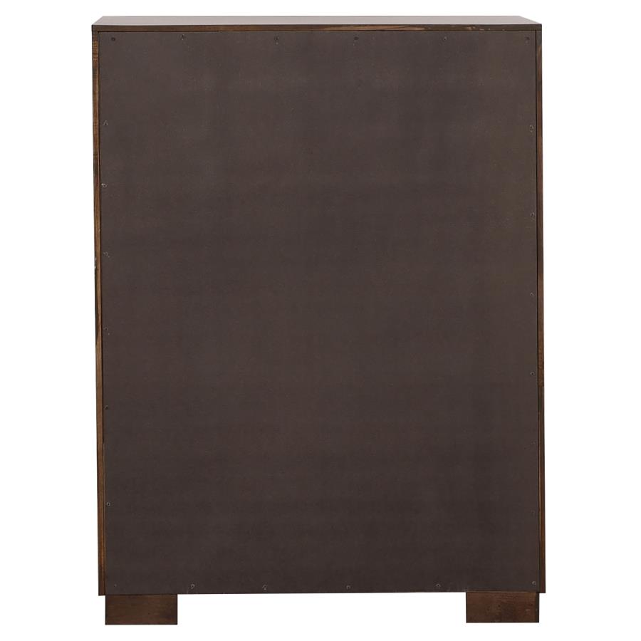 Jessica 5-piece Queen Bedroom Set Cappuccino view 12