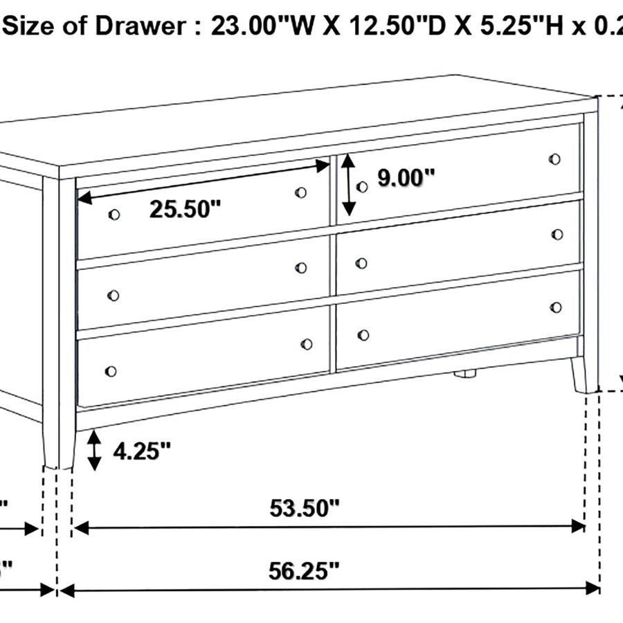 Carlton 5-piece Eastern King Bedroom Set Cappuccino view 18