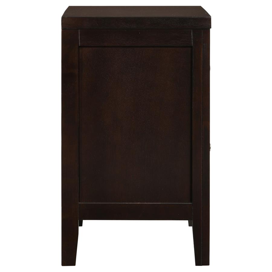 Carlton 2-drawer Nightstand Cappuccino view 9
