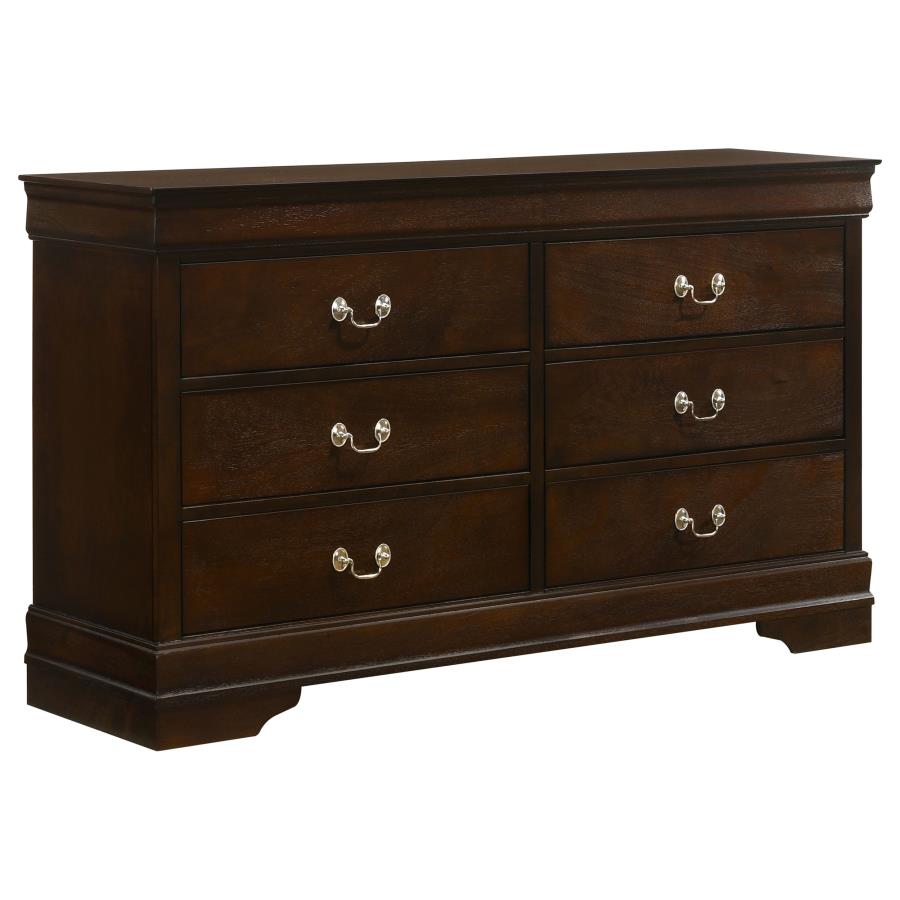 Louis Philippe 5-piece Eastern King Bedroom Set Cappuccino view 8