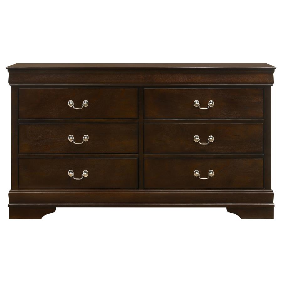 Louis Philippe 5-piece Eastern King Bedroom Set Cappuccino view 9