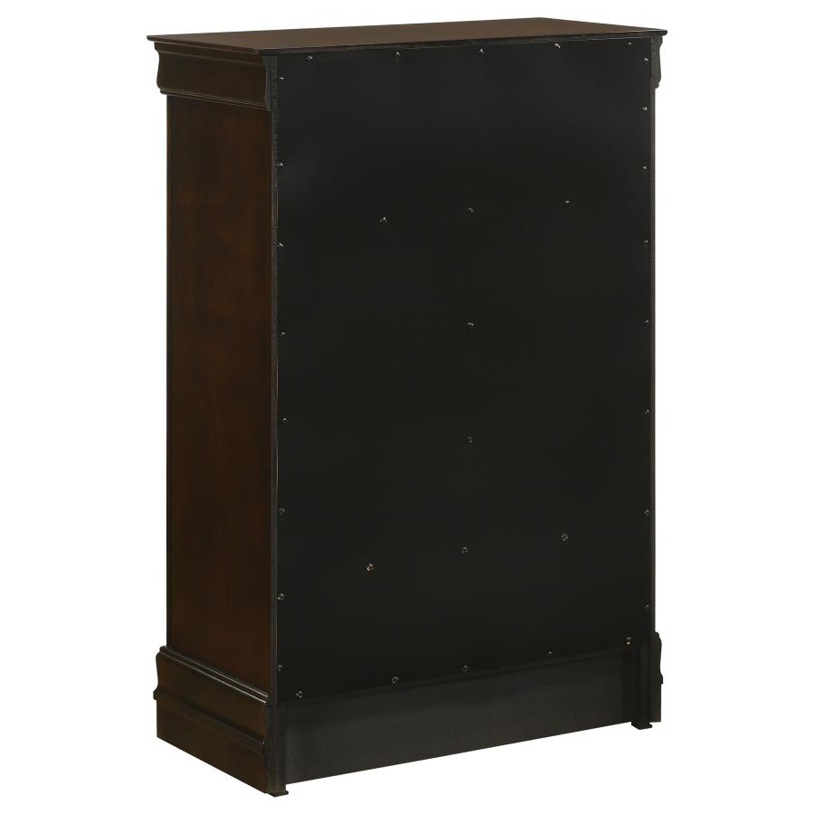 Louis Philippe 5-piece Queen Bedroom Set Cappuccino view 14