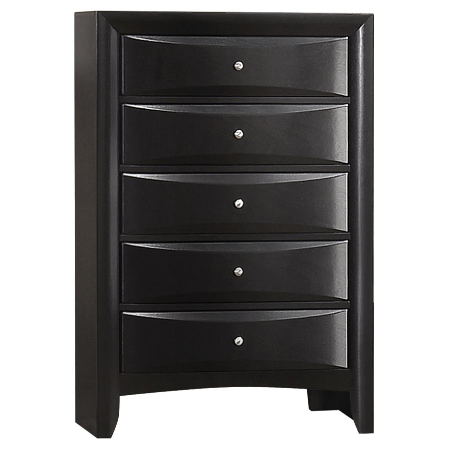Briana 5-piece Eastern King Bedroom Set Black view 9