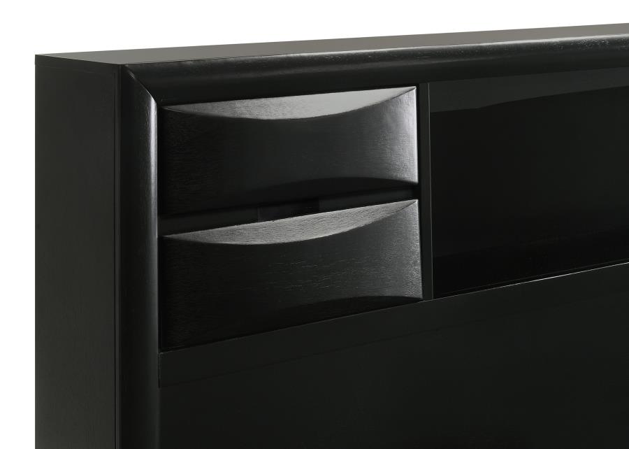 Briana 5-piece Eastern King Bedroom Set Black view 10