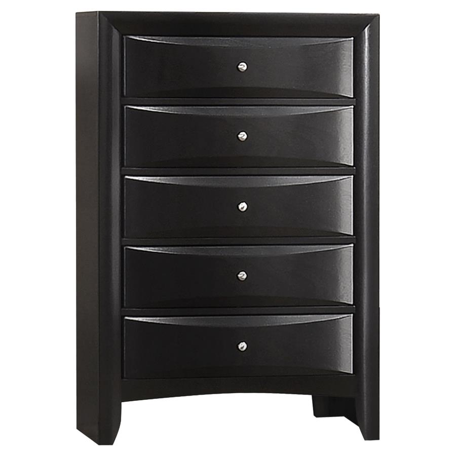 Briana 5-piece Queen Bedroom Set Black view 9