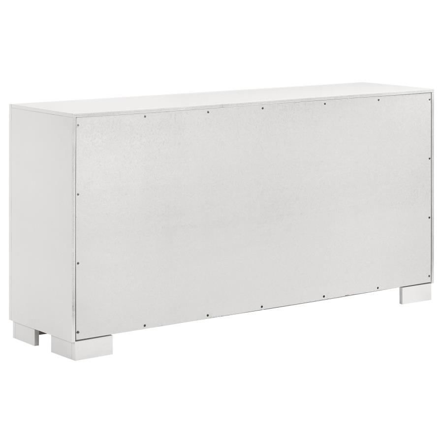 Jessica 4-piece Queen LED Bedroom Set Snow White view 10