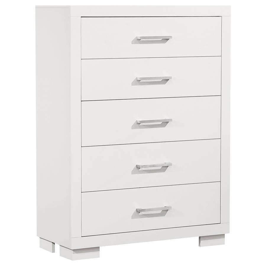 Jessica 6-piece Queen LED Bedroom Set Snow White view 12