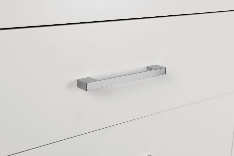 Jessica 2-drawer Nightstand Snow White view 11