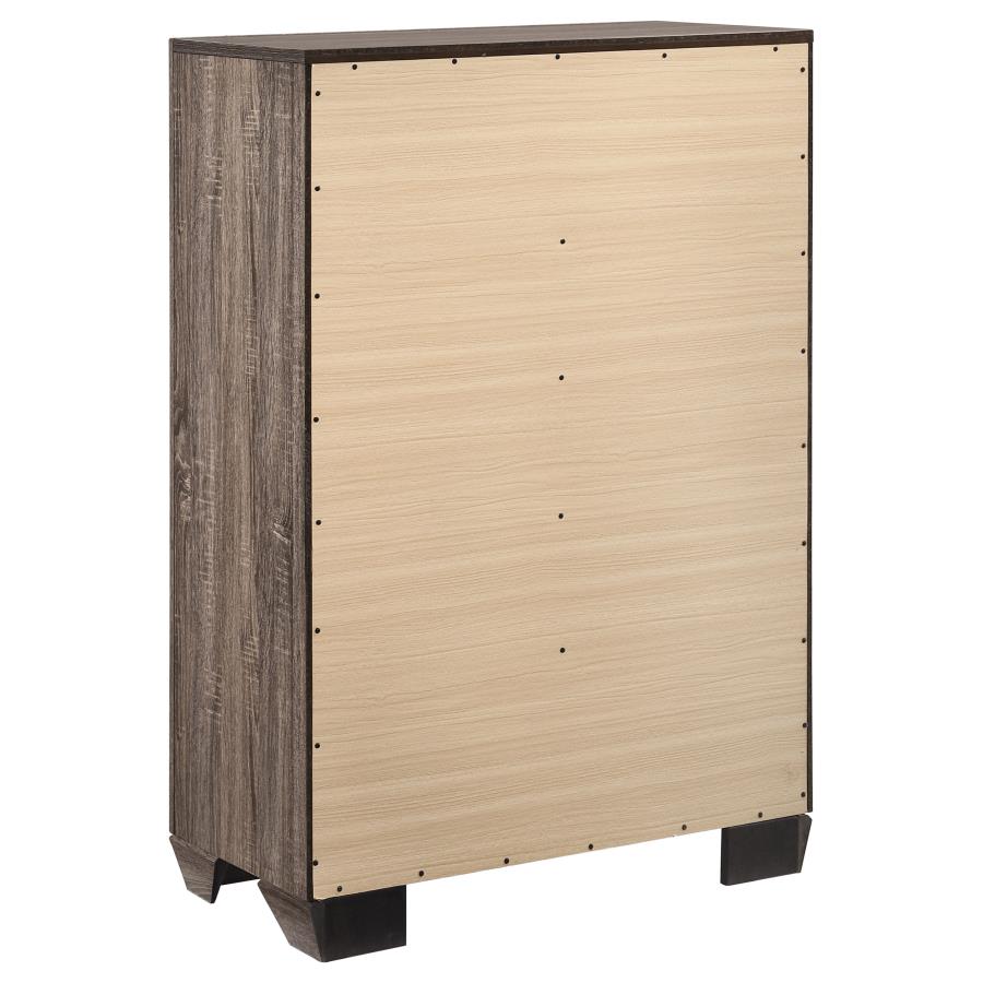 Kauffman 5-piece Eastern King Bedroom Set Washed Taupe view 14