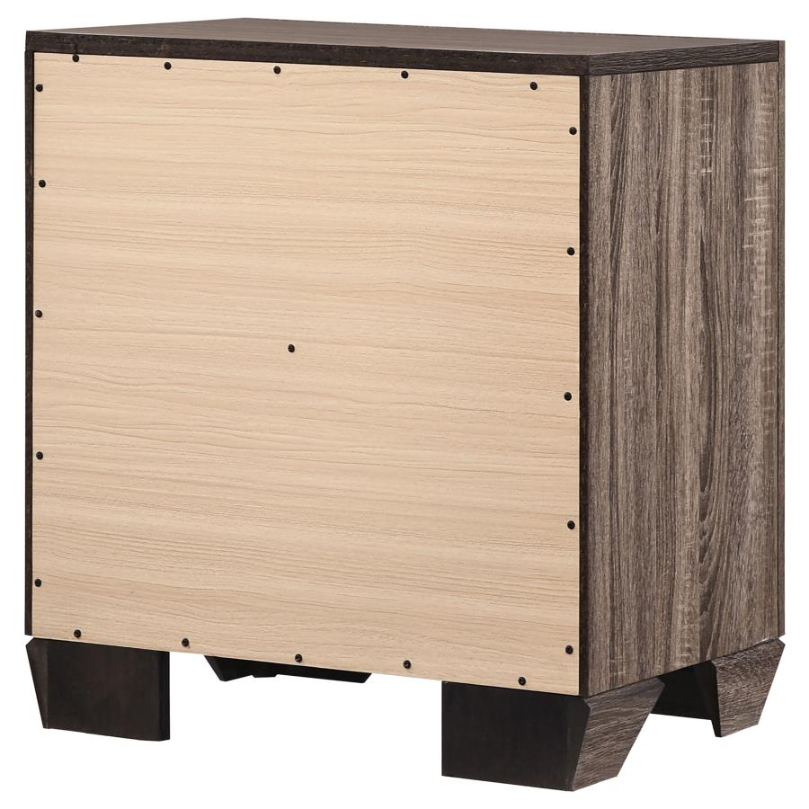 Kauffman 2-drawer Nightstand Washed Taupe view 8