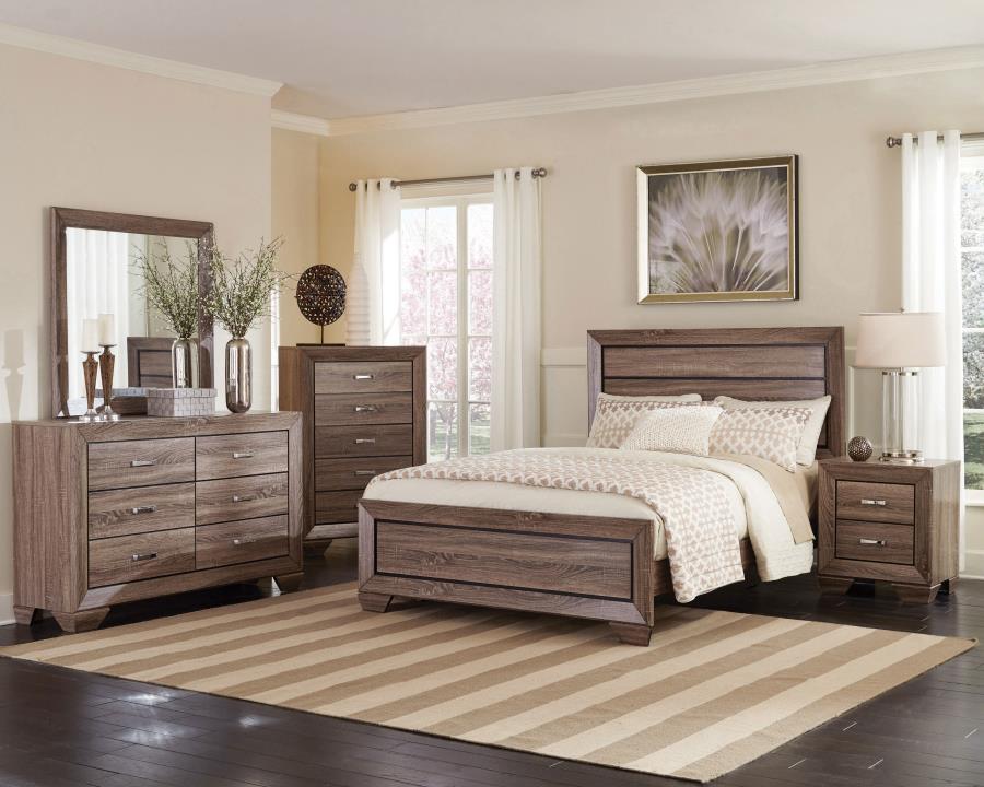 Kauffman 2-drawer Nightstand Washed Taupe view 11