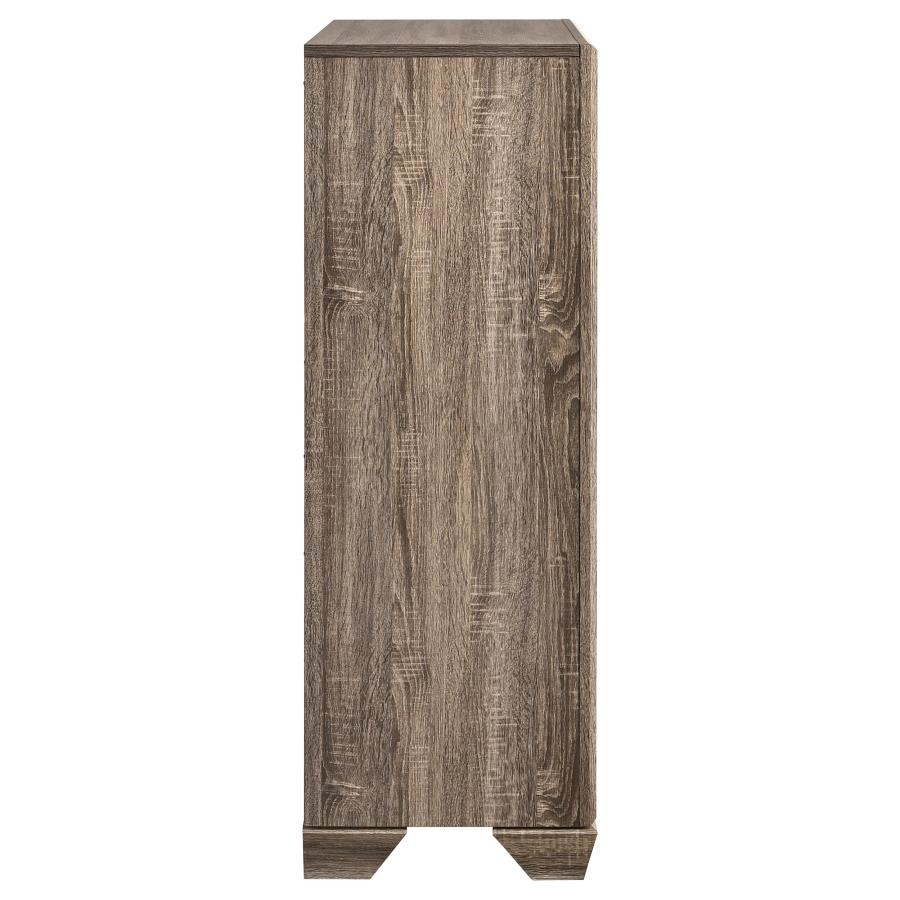 Kauffman 5-drawer Bedroom Chest Washed Taupe view 9