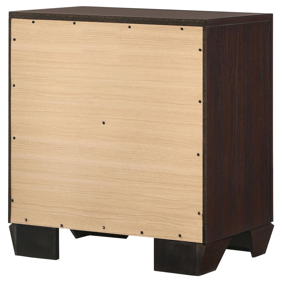 Kauffman 2-drawer Nightstand Dark Cocoa view 8