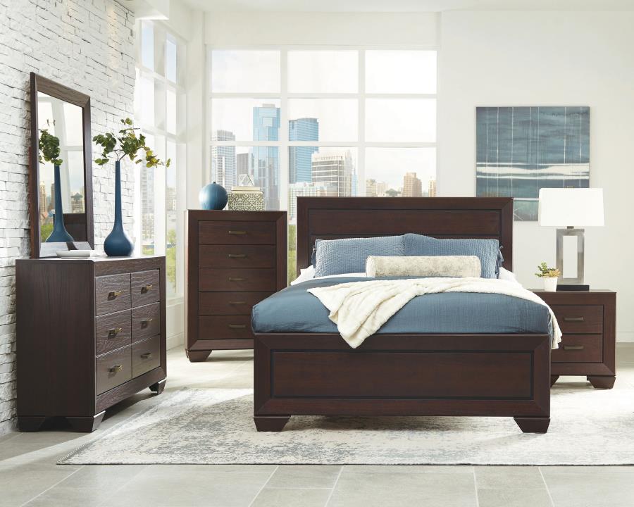 Kauffman 6-drawer Dresser Dark Cocoa view 12