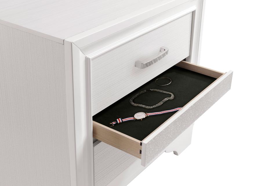 Miranda 4-piece Full Bedroom Set White view 12