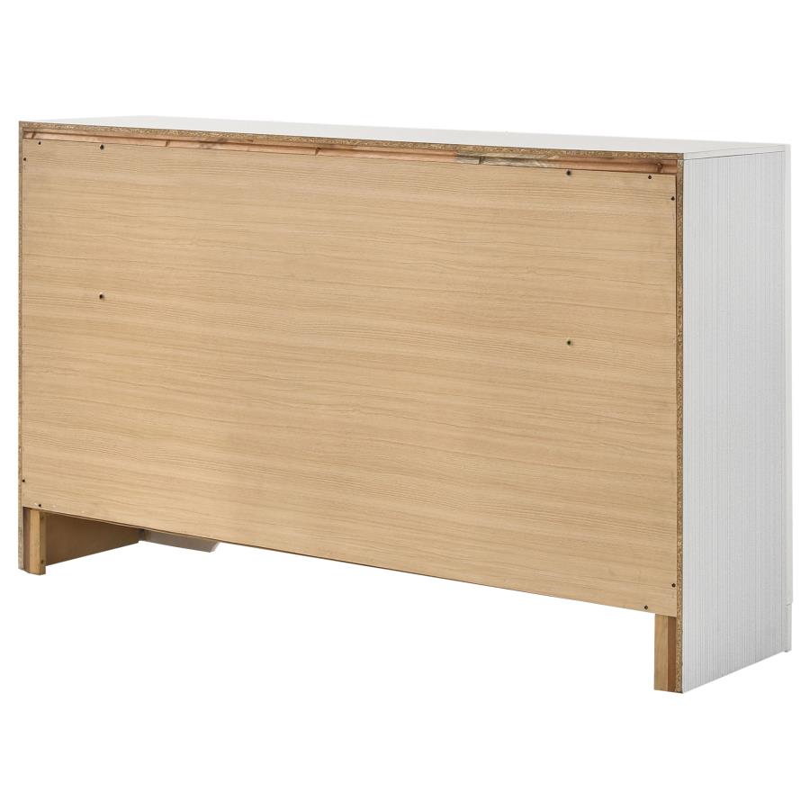 Miranda 9-drawer Dresser White view 8