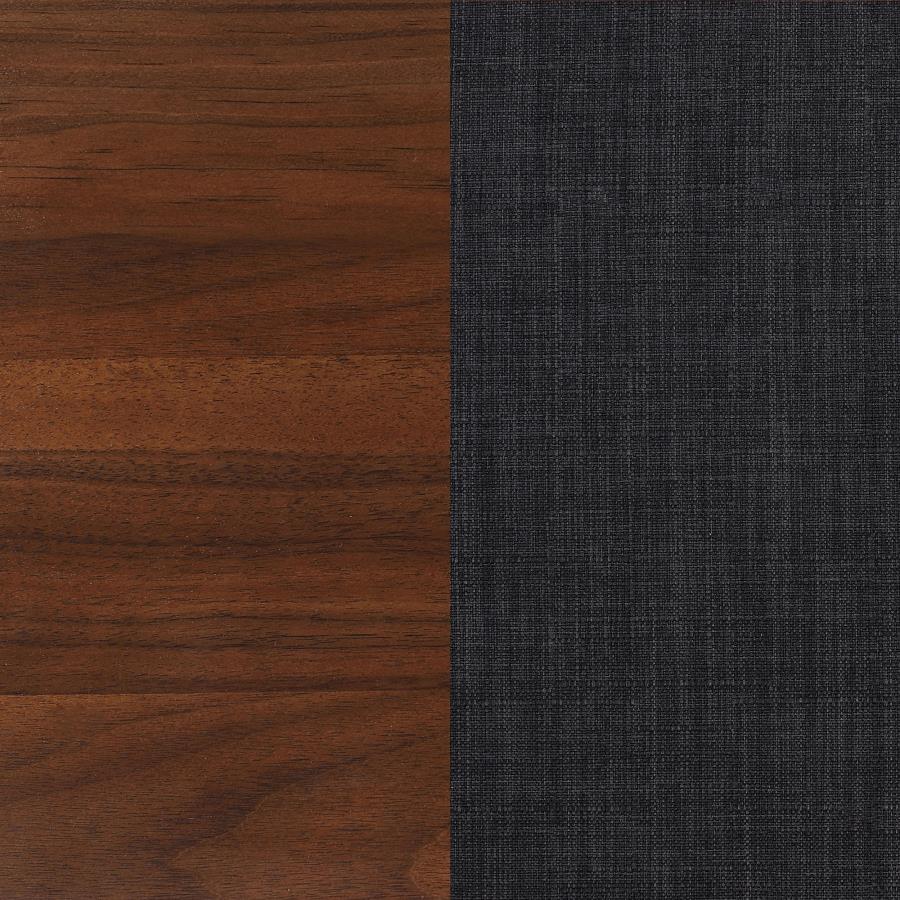 Robyn Wood Queen Platform Bed Dark Walnut view 9