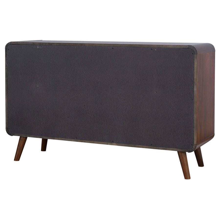 Robyn 6-drawer Bedroom Dresser Dark Walnut view 8